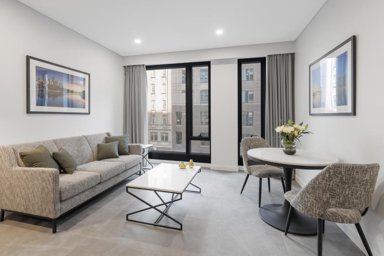 Meriton Suites Melbourne Exteriér fotografie Living room