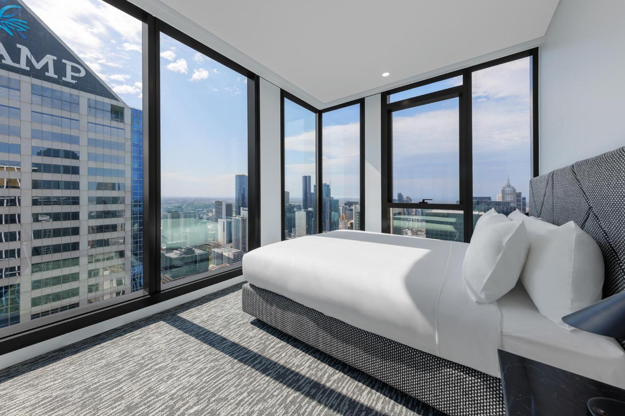 Meriton Suites Melbourne Exteriér fotografie Bedroom