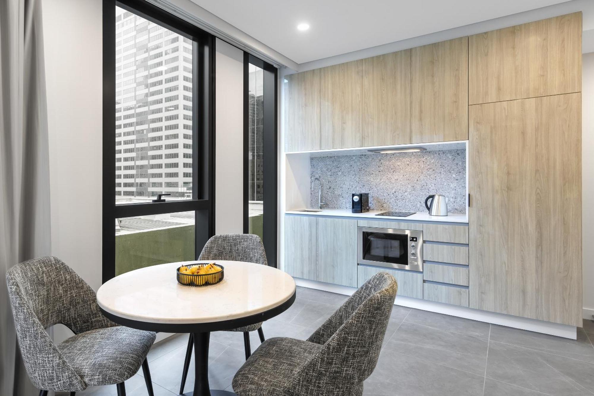 Meriton Suites Melbourne Exteriér fotografie Kitchen